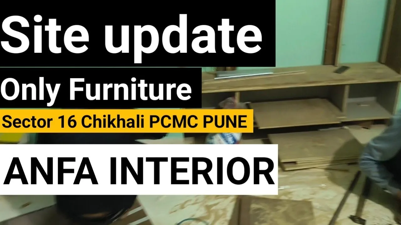 Mandir and TV Unit at Chikhali Sector 16